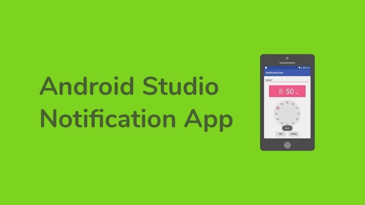 Java ( Android Studio ) - Notification App -