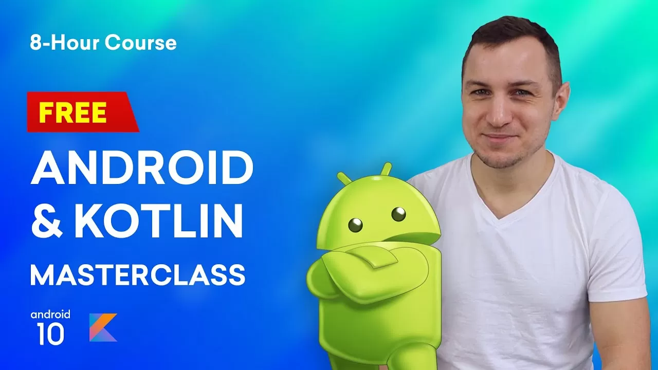 Kotlin Android Tutorial | Study How one can Construct an Android App 📱 7+ hours FREE Growth Masterclass