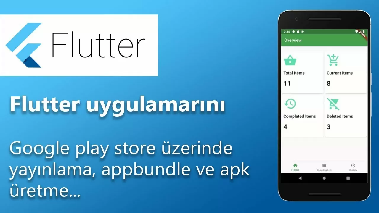 Flutter uygulamalarını Google Play Retailer üzerinde yayınlama – appbundle ve apk oluşturma