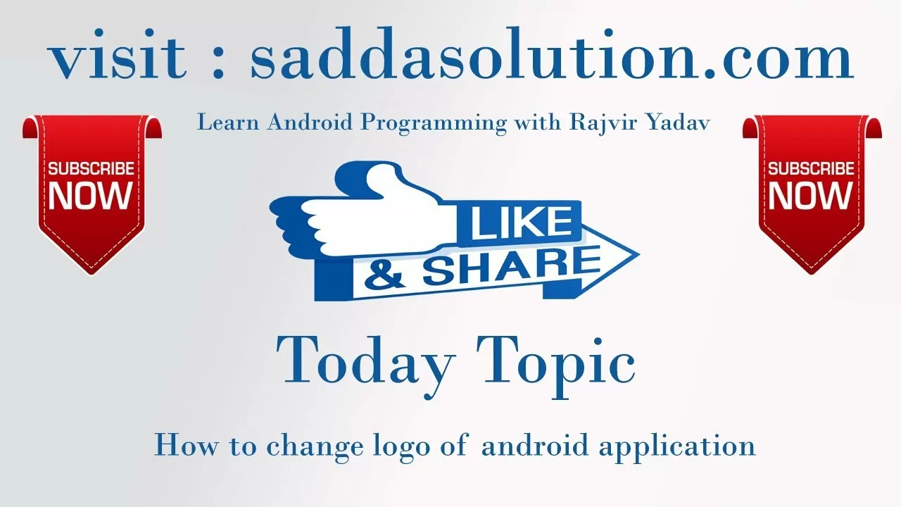 Find out how to change the launcher emblem of an app in Android Studio