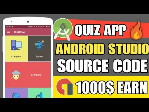Quiz App Supply Code || Free Android Studio Supply Code
