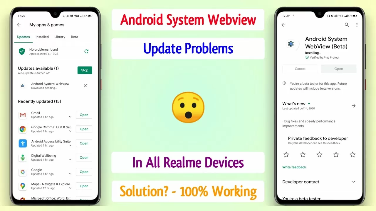 Android System Webview Replace Issues In All Realme Gadgets – How To Remedy – 100% Working 🤩 ~ RJ 🥰🌼