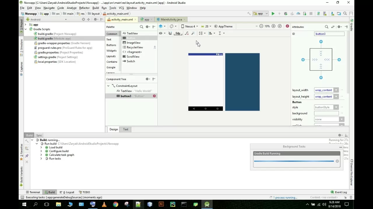 Didn’t load appcompat actionbar with unknown error Android Studio || Zaryab The Programmer