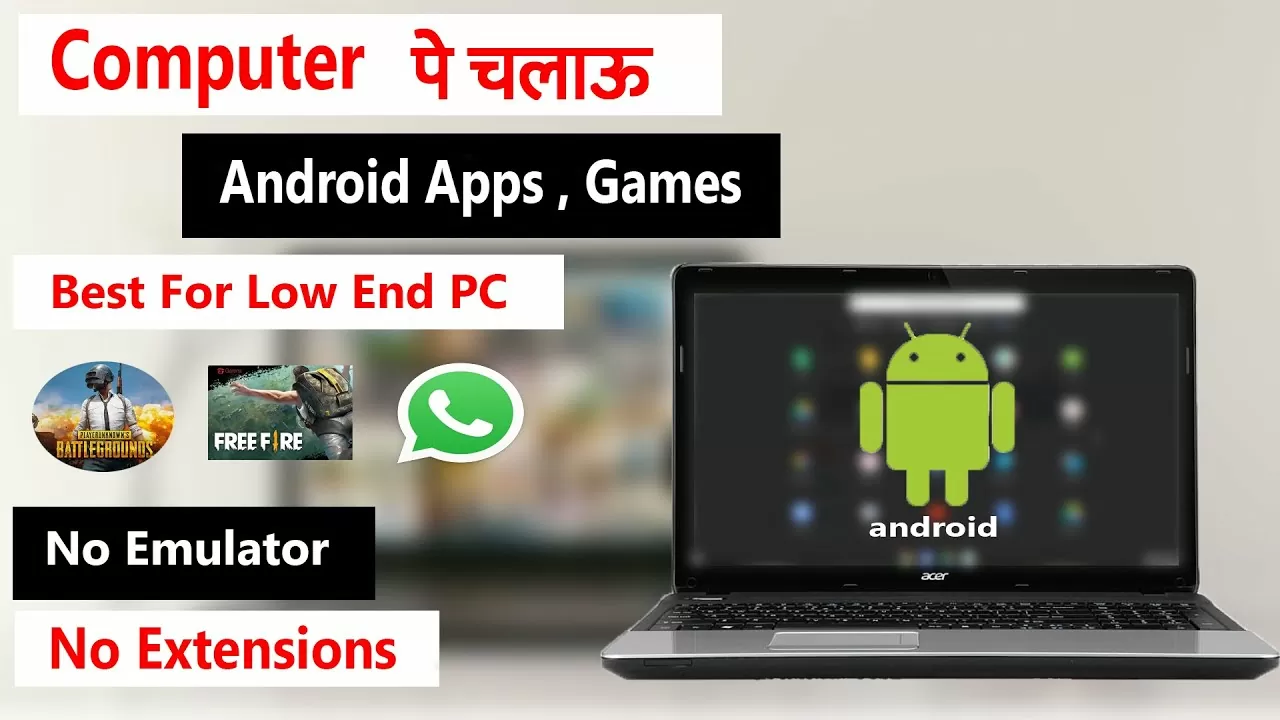 How To Run Android App On Your PC...Without Using Any Emulator ...