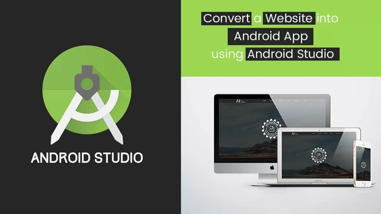 convert an internet site to Android App | Android Studio