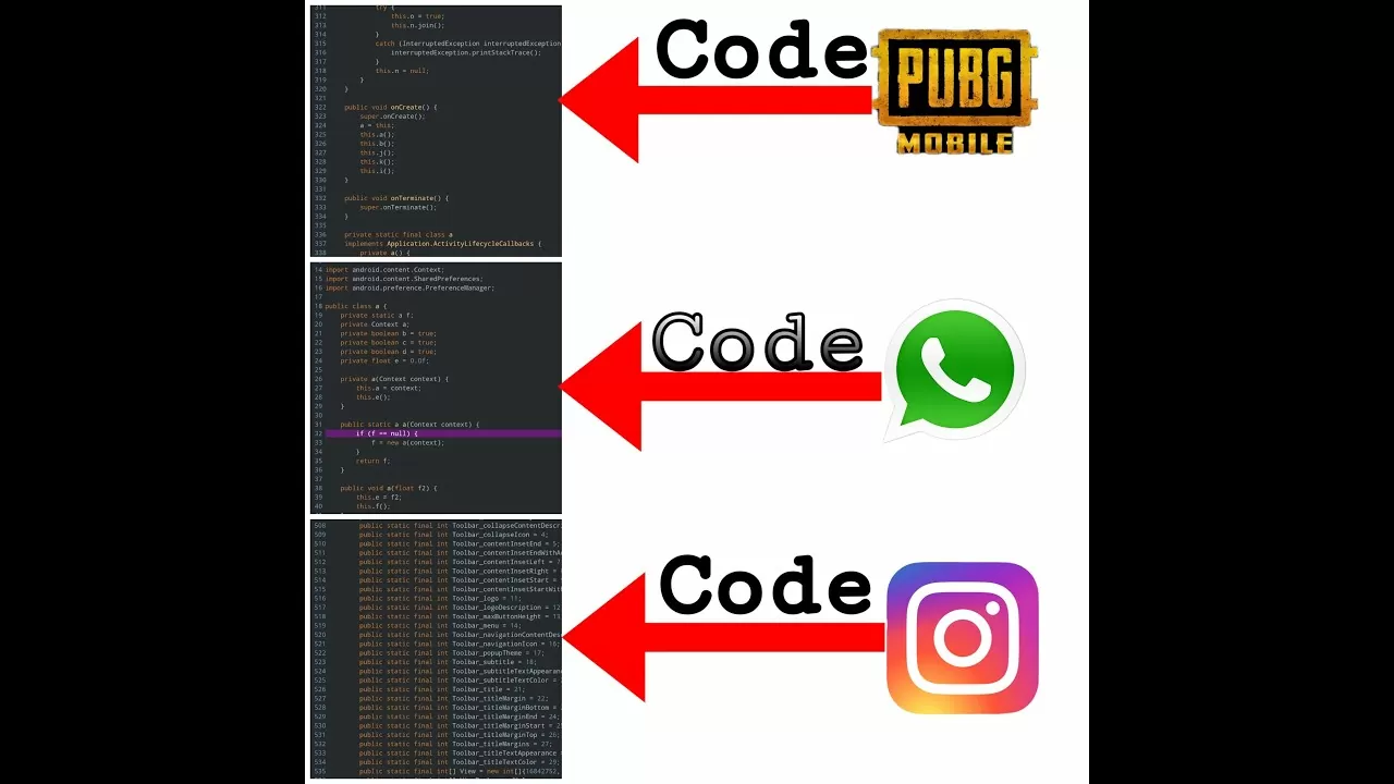 Find out how to get Supply Code of any android software || Supply code of pubg, whatsapp and All app