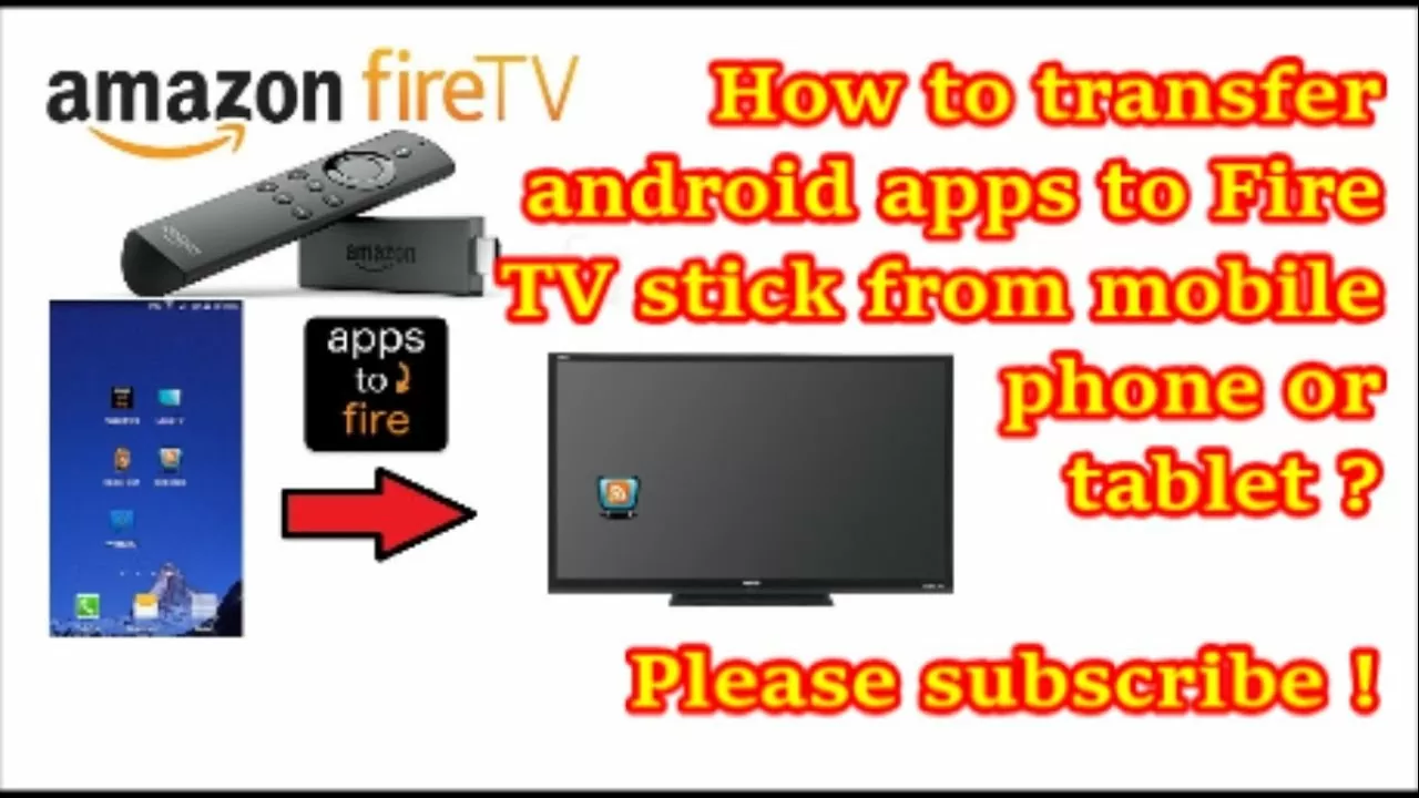 Apps2Fire App : How to transfer android apps to Amazon Fire TV stick from mobile phone/tablet ?