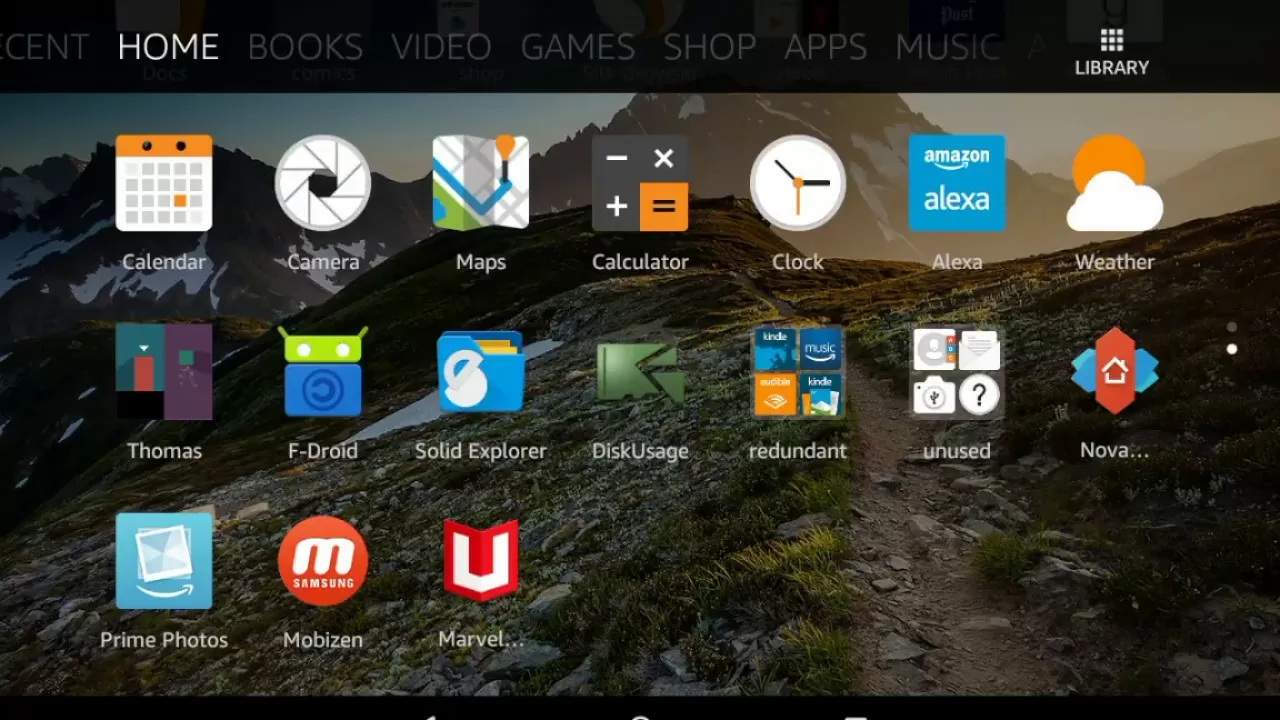 Fire HD 8: Install apps from unknown sources