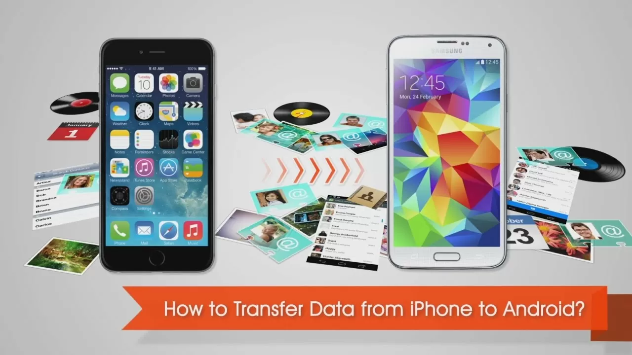 Switch Apps, Contacts, Messages and many others. from iPhone to android: straightforward and complex methods