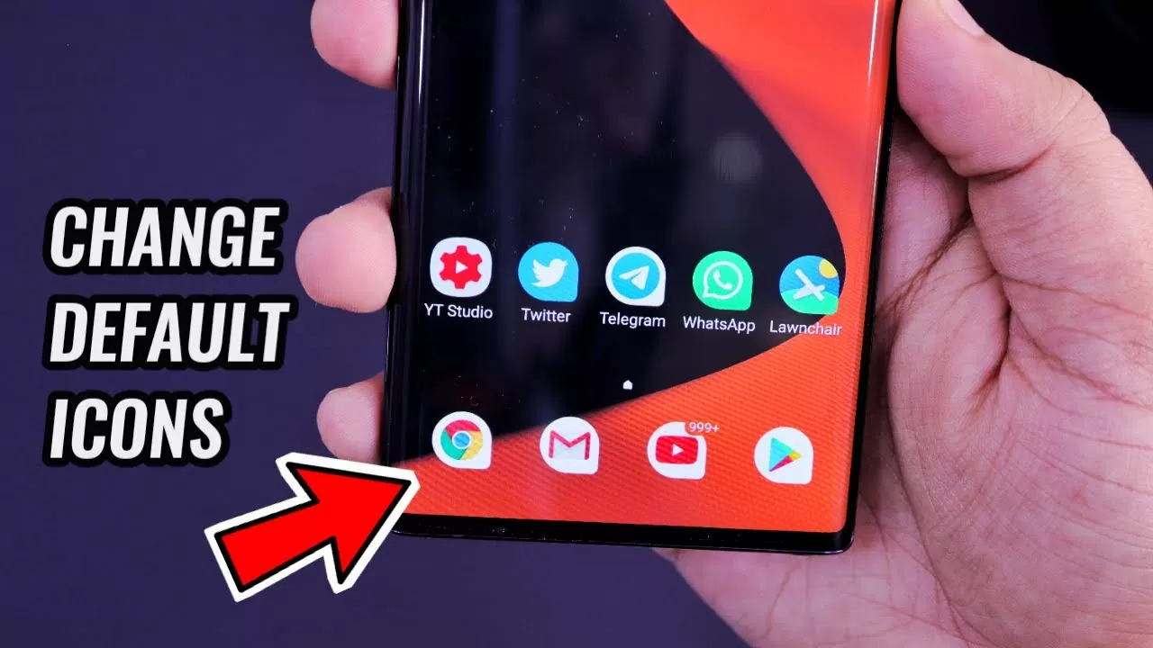 How To Change And Customize Default Icons In Any Samsung Devices – One UI 2 Hidden Feature