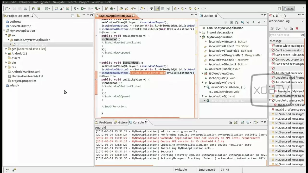How to Build an Android App Part 4: Illumination Software Creator