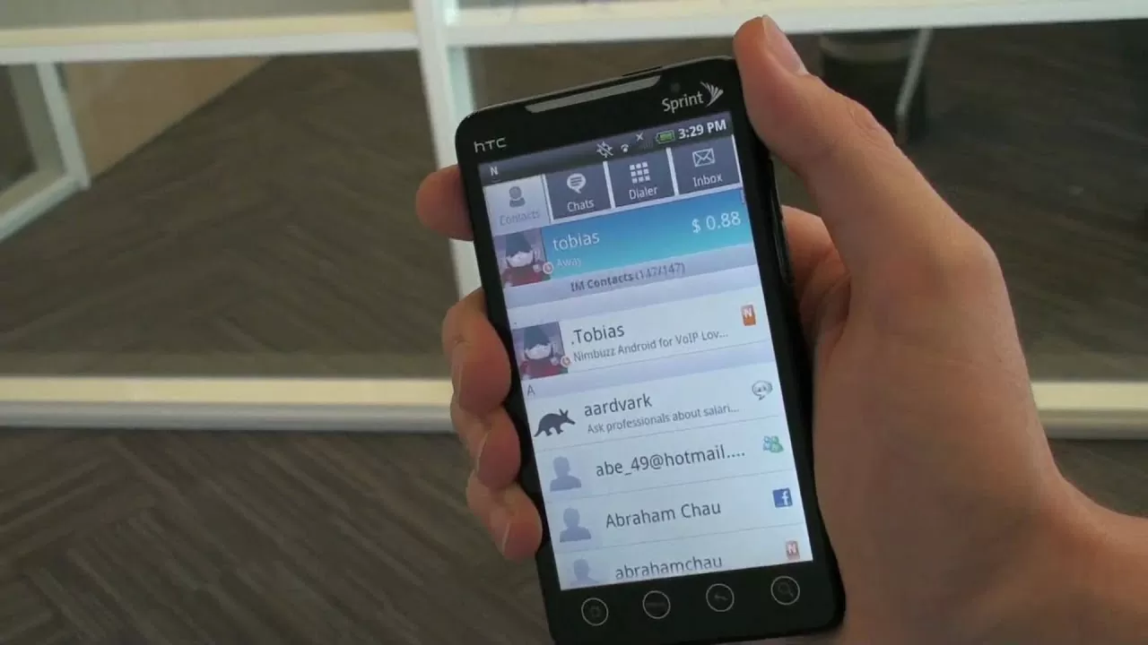 Voip Calling on Android – Nimbuzz 2.0