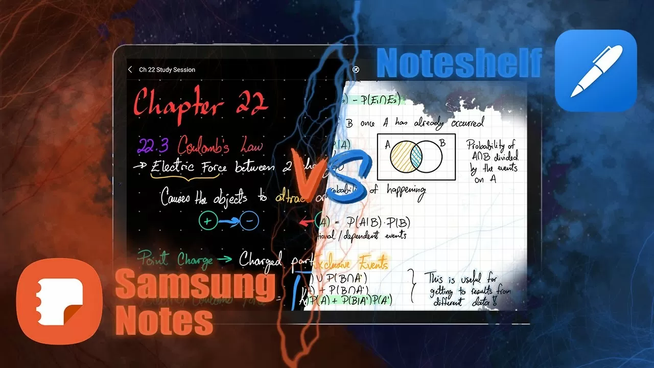 Which is the Finest Android Word Taking app? | Samsung Notes vs Noteshelf (2020)