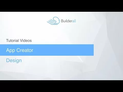 App Creator Part 1 – Design