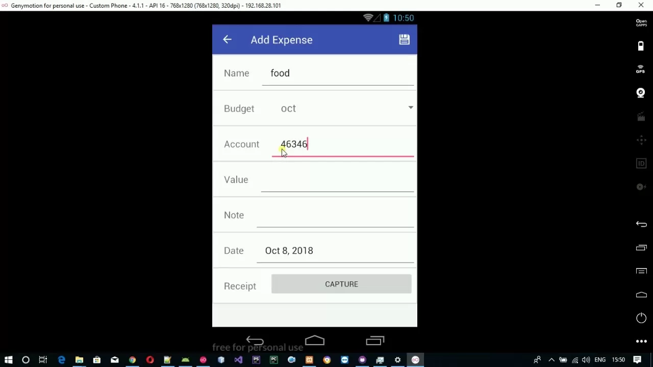 Budget Manager Android App Source Code