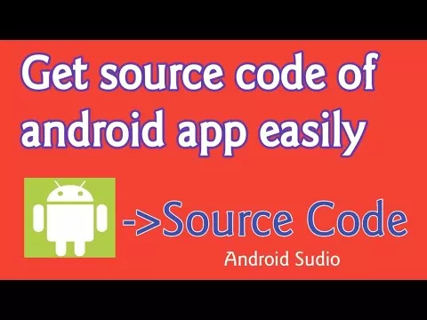 Get Source Code From apk file |Decompile Android Application