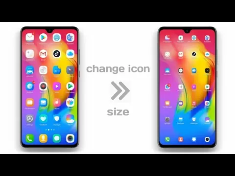 How to change icon size in any vivo device