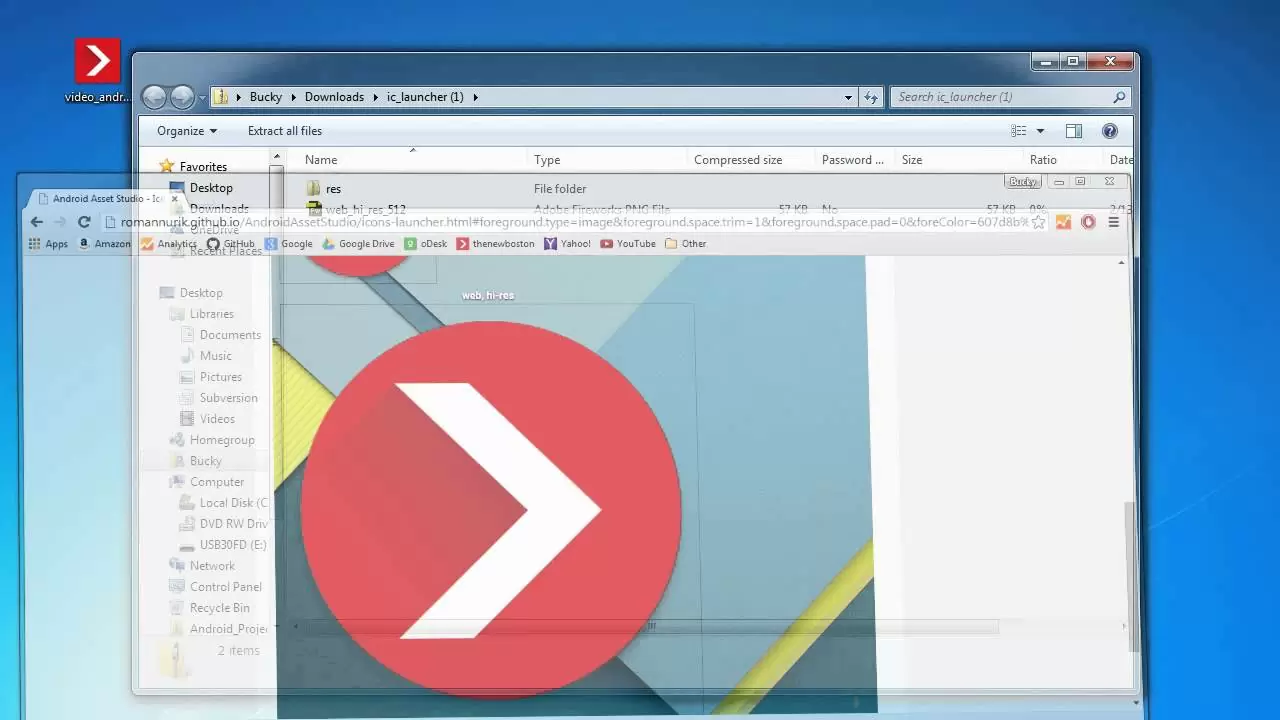 Android App Development for Beginners – 67 – Custom Launcher Icon