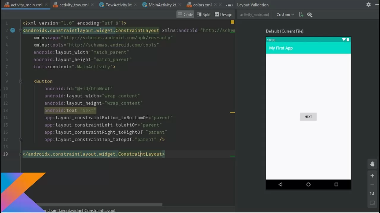 Android Studio Tutorial For Beginner – Part 1 ( Kotlin )