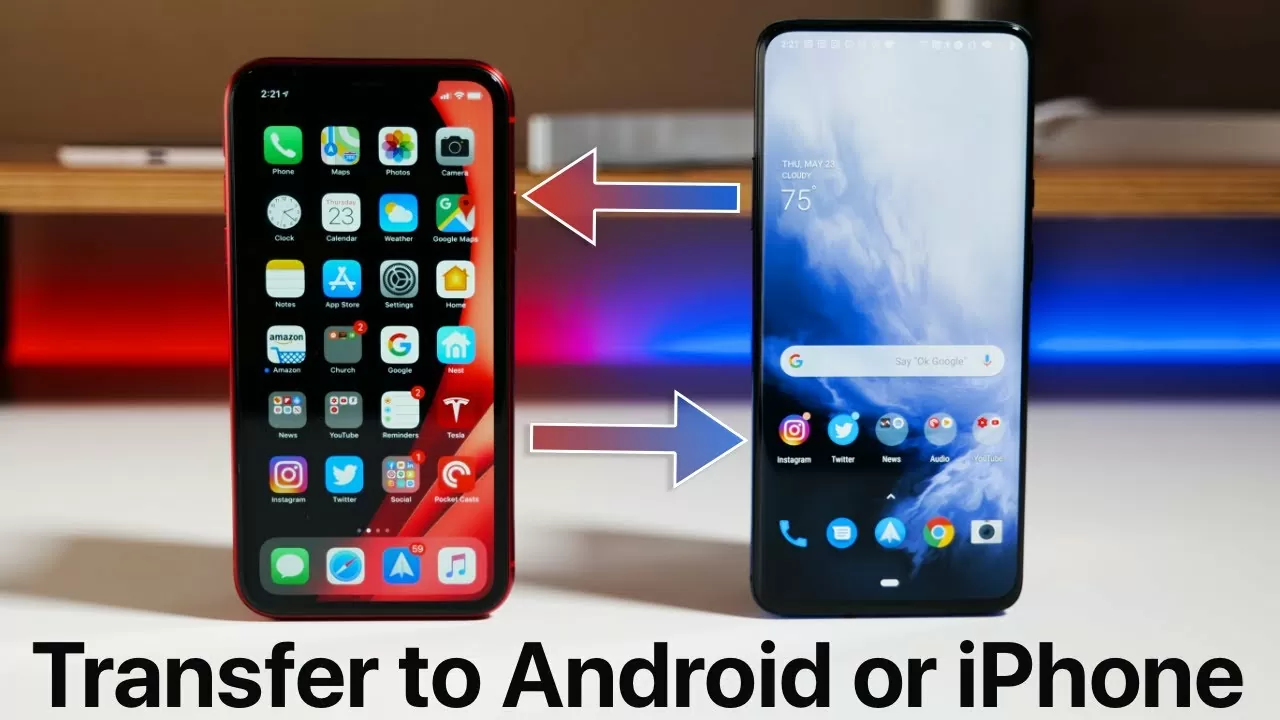 How to easily copy all data from iPhone to Android, Transfer contacts and messages