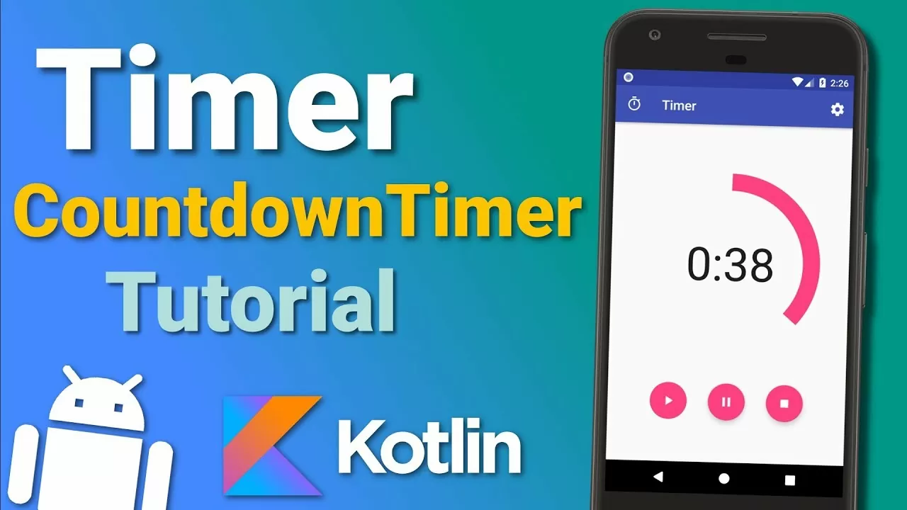 Make a Timer App: Countdown Timer (Ep 2) – Android Kotlin Tutorial